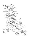 Motor and ice container