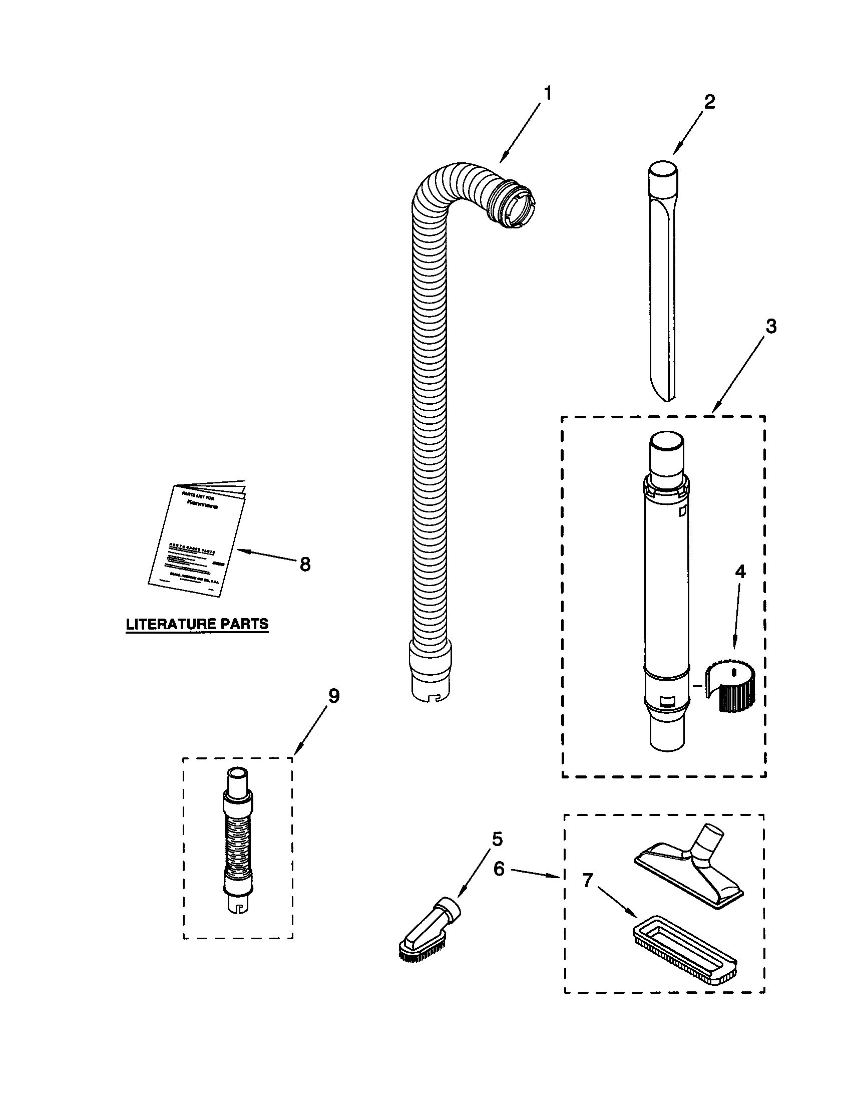 Hose and attachment