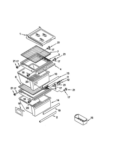 Refrigerator shelf