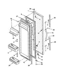 Refrigerator door