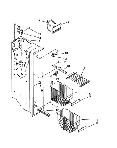 Freezer liner