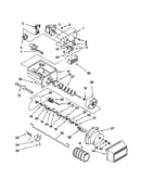 Motor and ice container