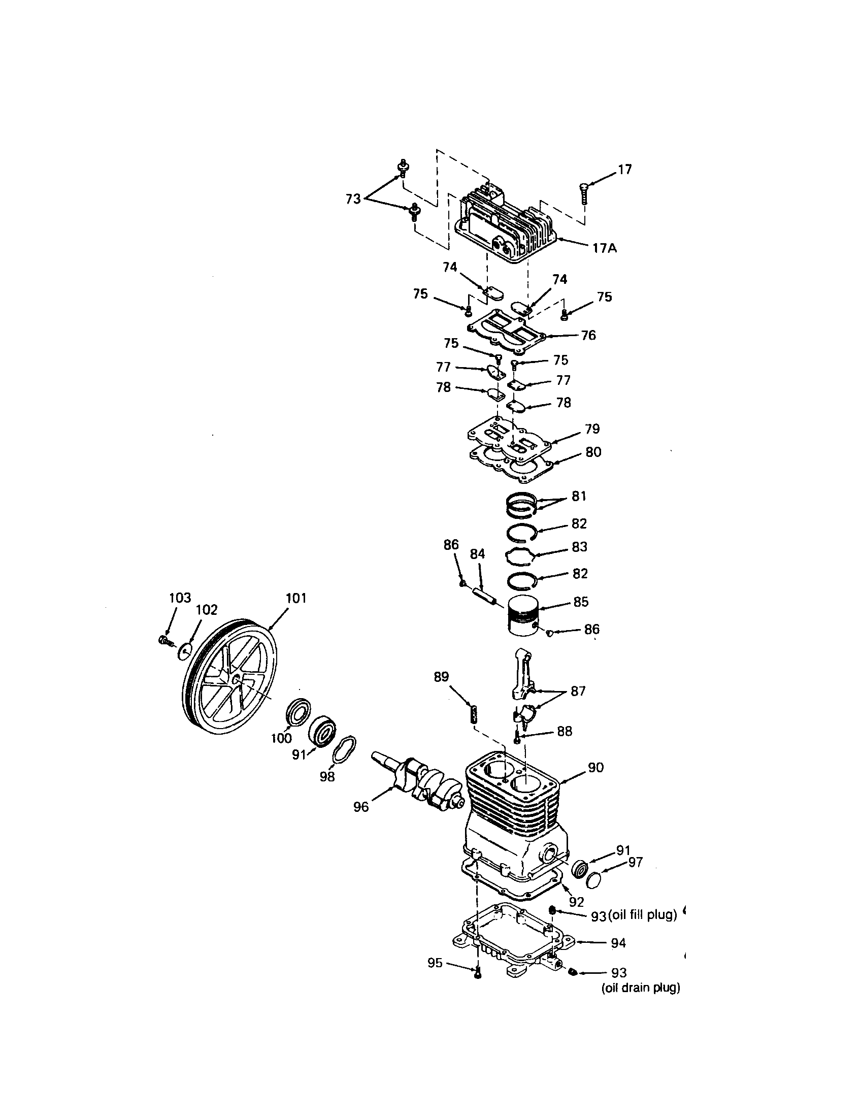 Compressor pump diagram