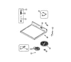 Maytag CRE9830BCR top assembly diagram