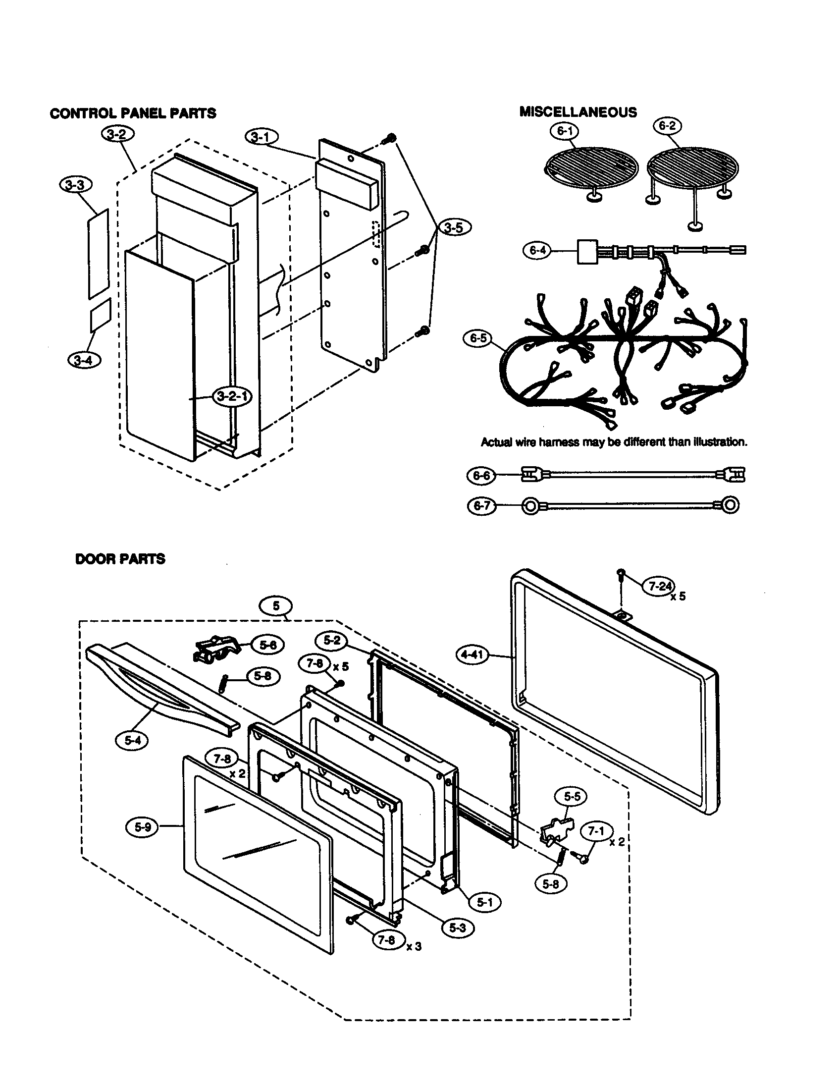 CONTROL PANEL/DOOR