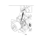 Sears Canada 970C9003200 drum/cabinet diagram