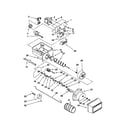Kenmore 10659267990 motor and ice container diagram