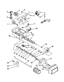 Motor and ice container