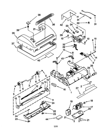 Nozzle and motor
