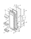 Refrigerator door