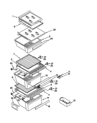Refrigerator shelf