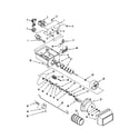 Kenmore Elite 10650204990 motor and ice container diagram