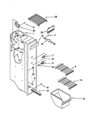 Freezer liner