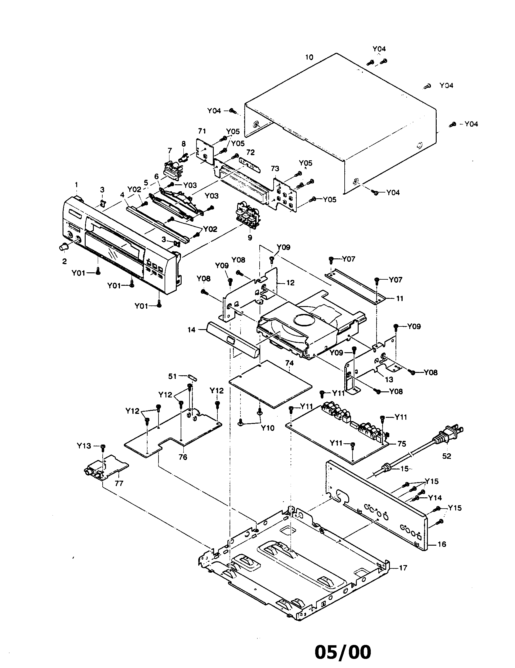 Cabinet and chassis