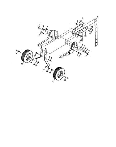 Wheel and depth stake assembly