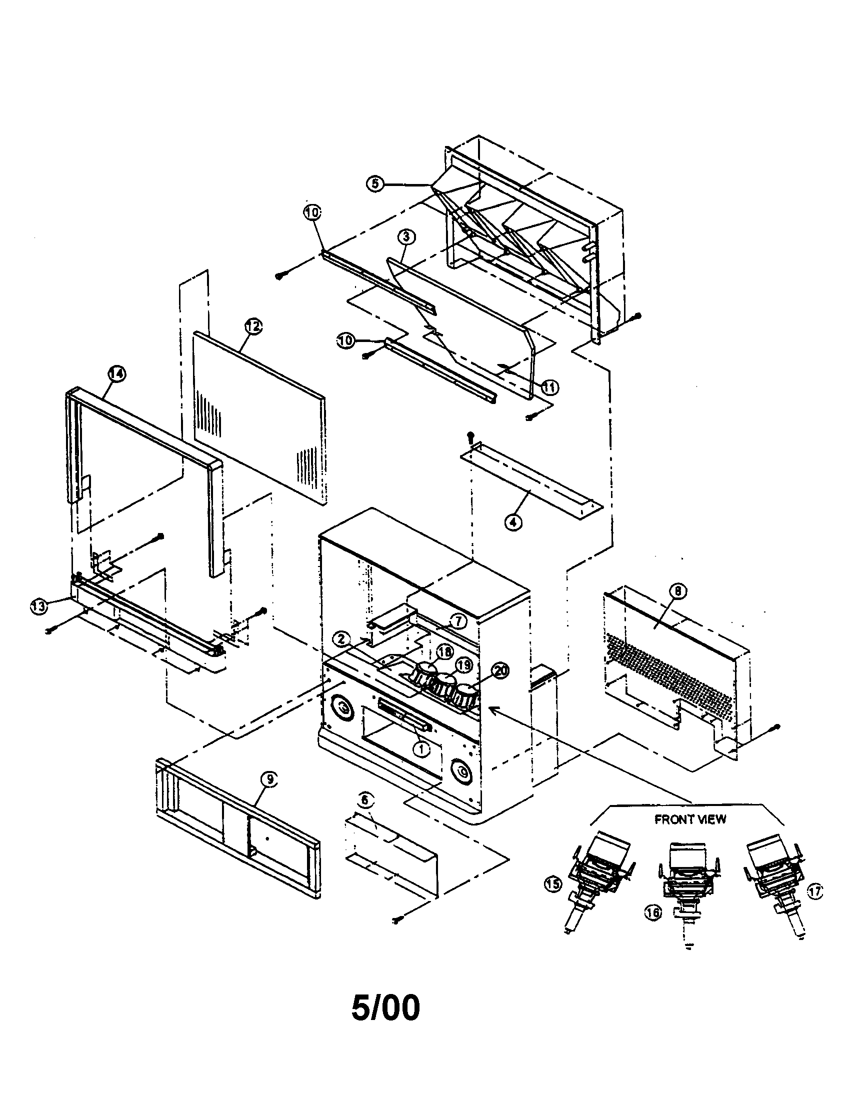 Projection tv