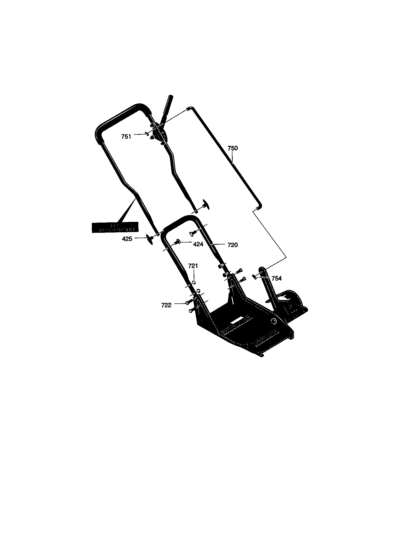 Lower handle