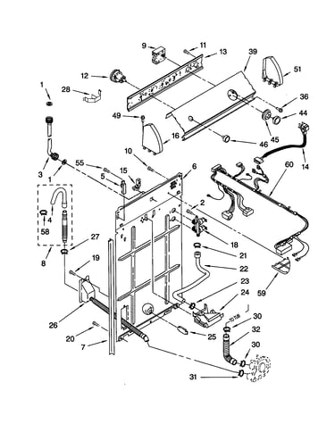 Controls and rear panel