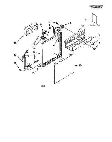 Frame and console