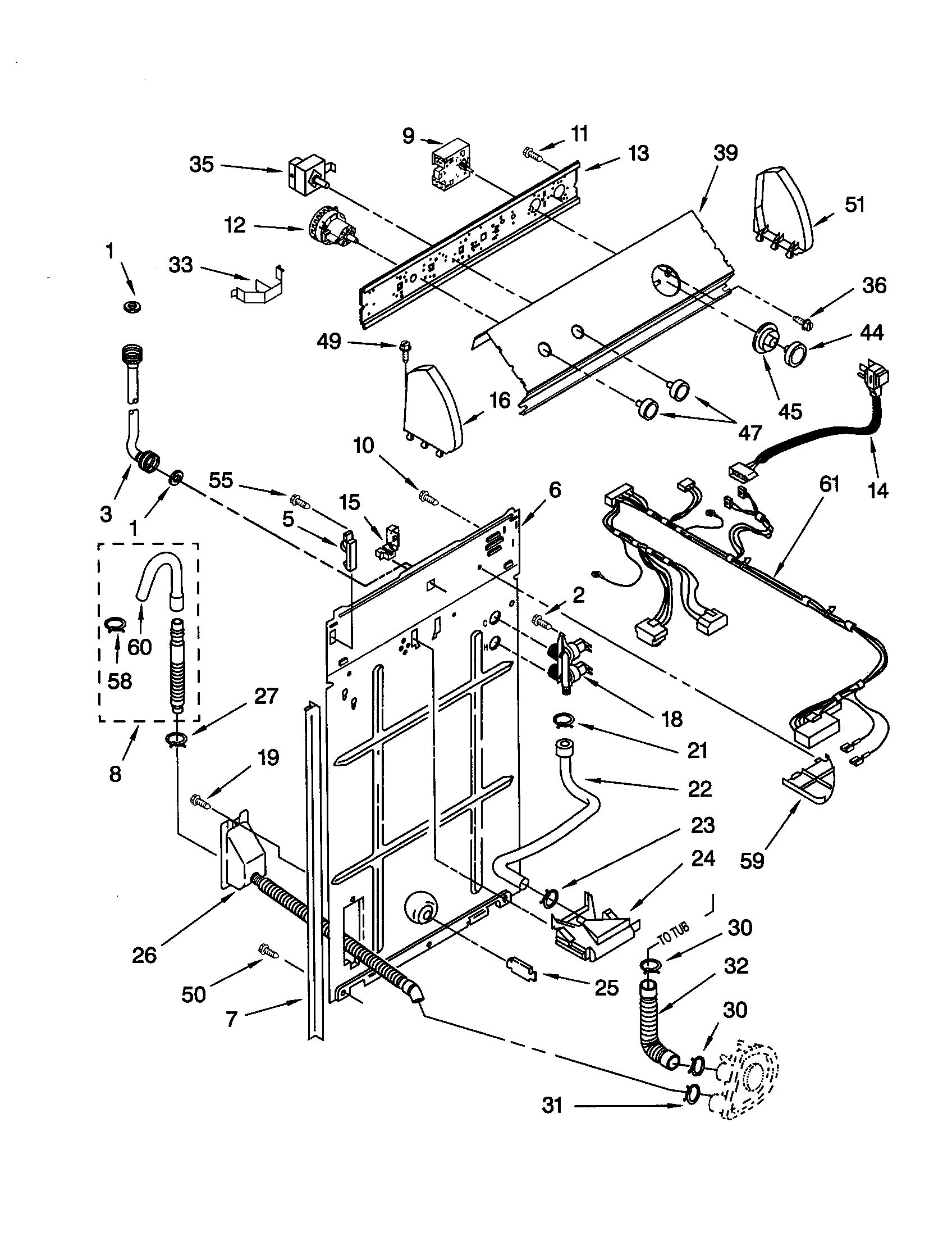 CONTROLS AND REAR PANEL