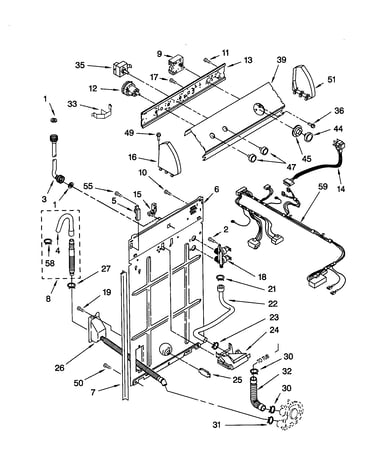 Controls and rear panel