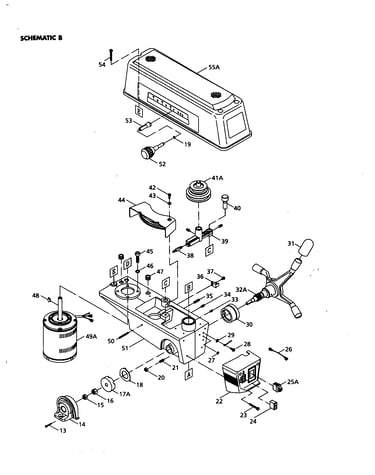 Motor and hood