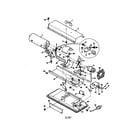 Kenmore 583356001 burner assembly/combustion chamber diagram