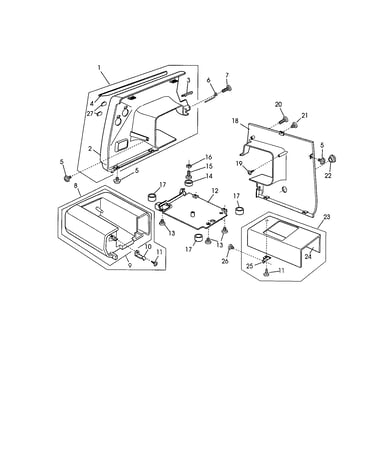 Front cover/extension table