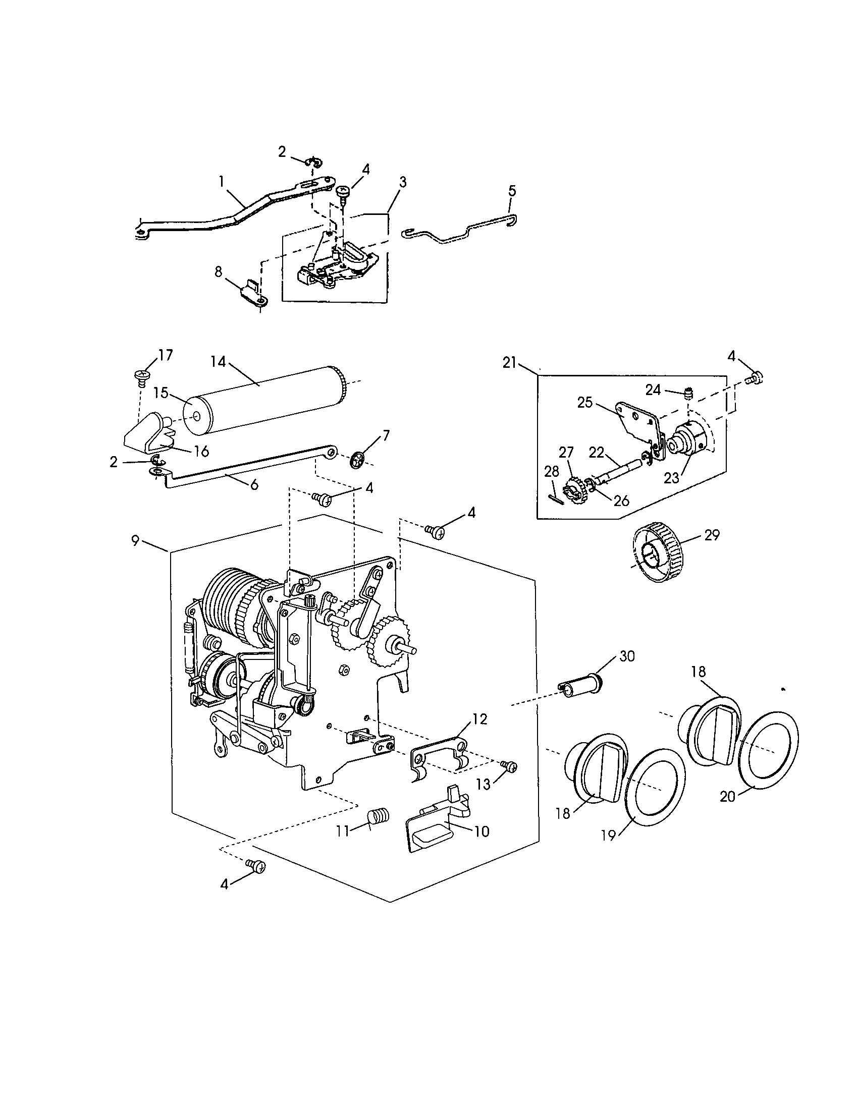 Cam block unit