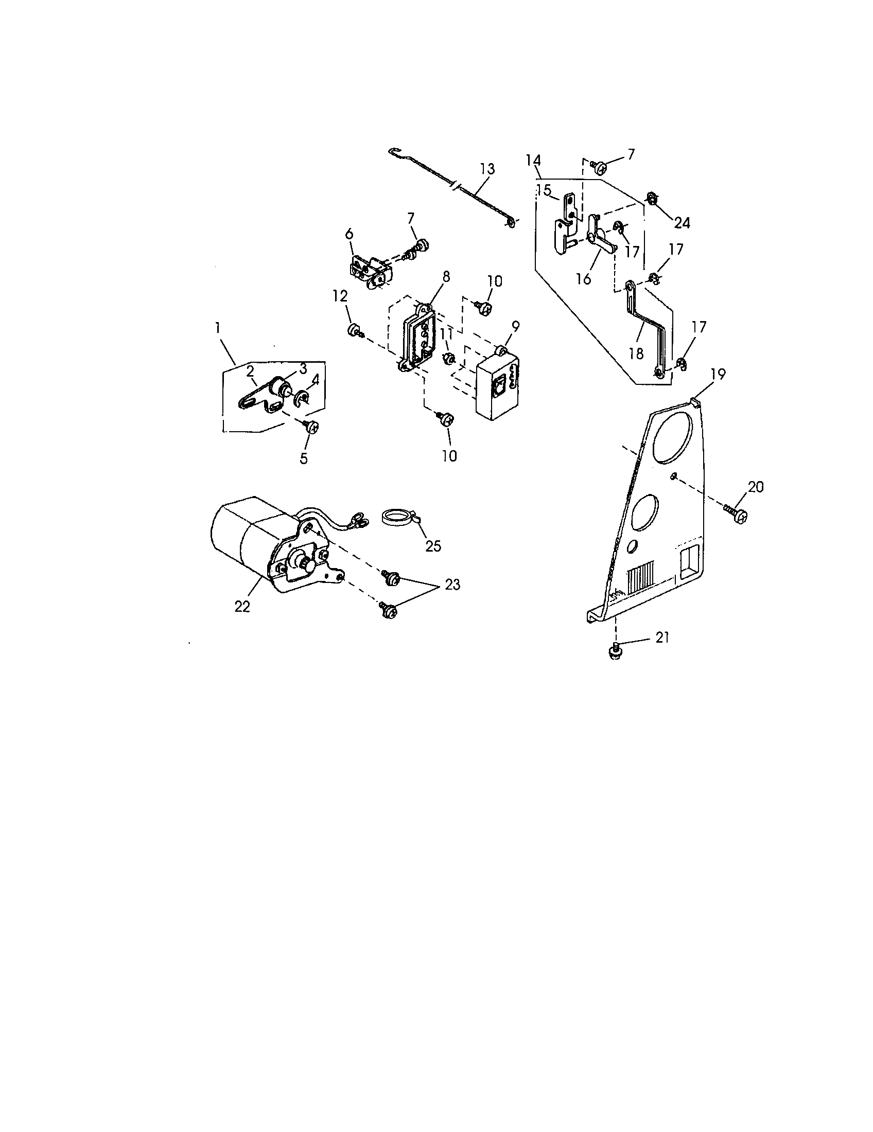 Motor/idler unit
