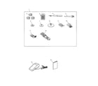 Kenmore 38418024000 accessories/foot control diagram