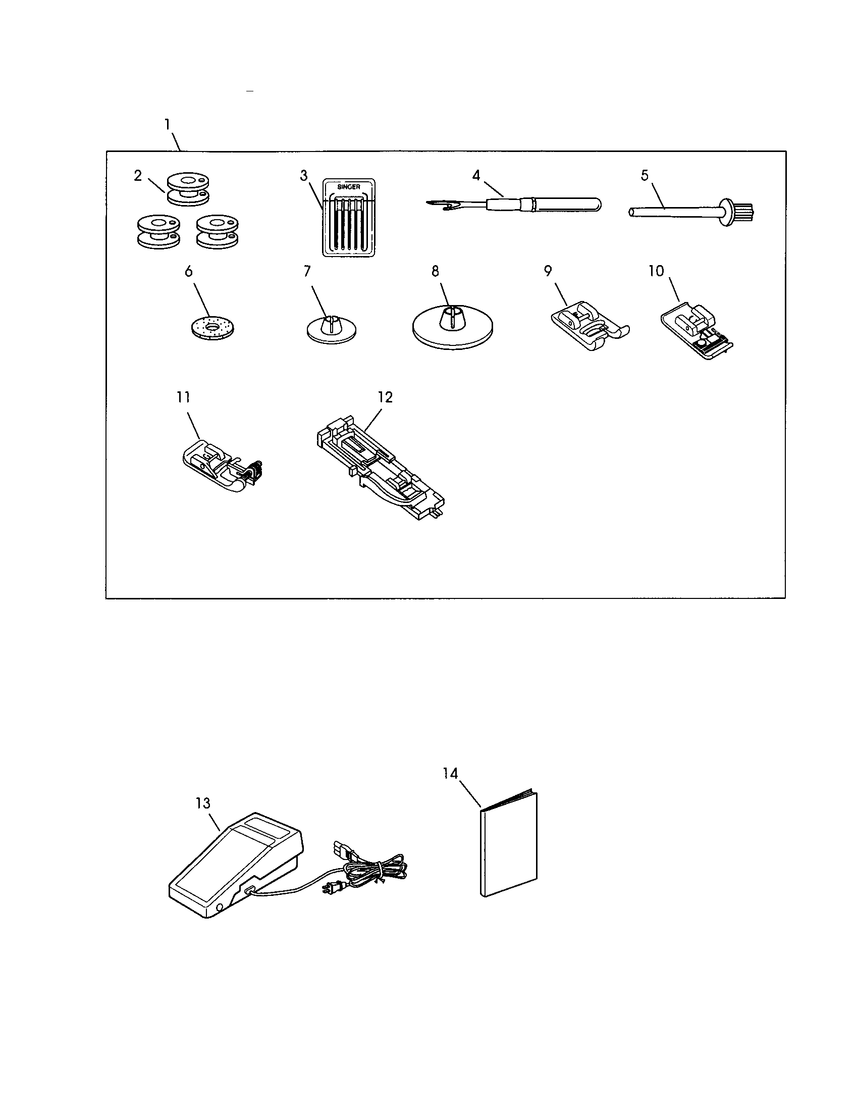 Accessories/foot control