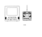 Sylvania SRC20134AC tv/vcr diagram