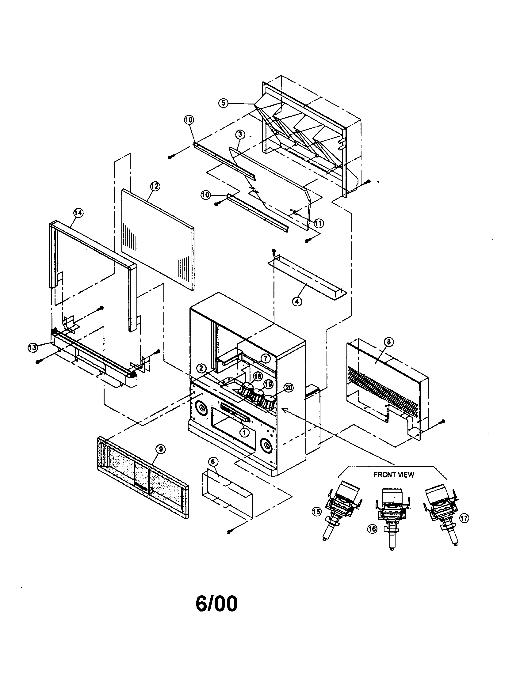 Projection tv