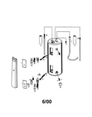 Electric water heater body