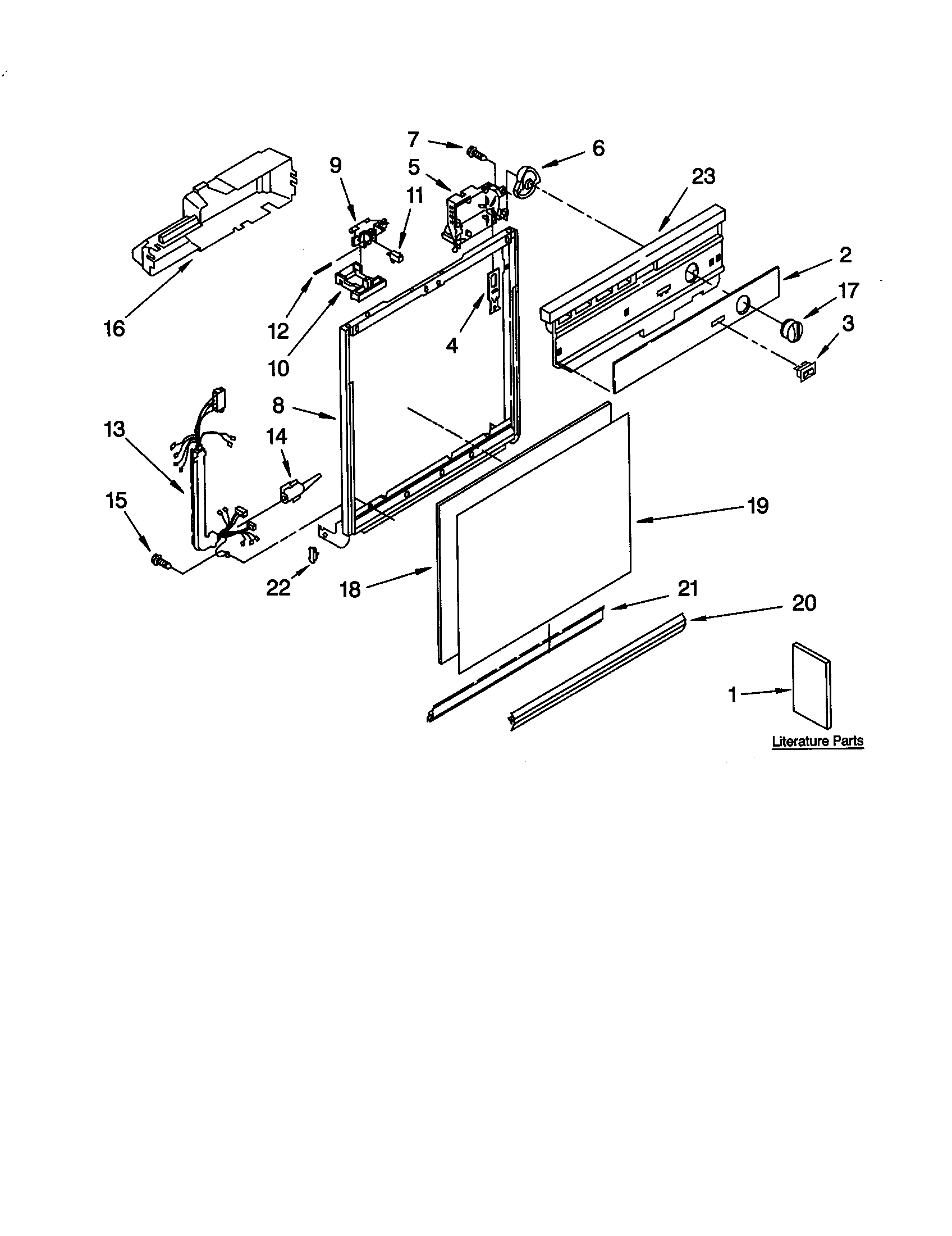 Frame and console