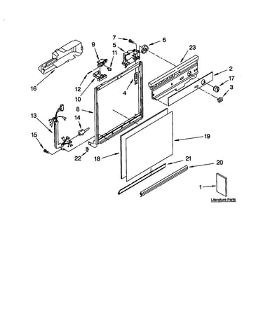Frame and console
