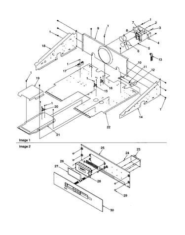 Control compartment and panel