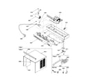 Amana 5M11TB/P1214610R control and outer case assembly diagram