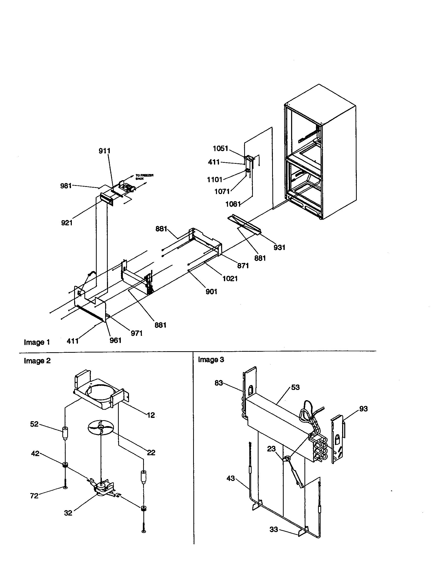 EVAPORATOR/FREEZER CONTROLS ASSEMBLY