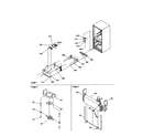 Kenmore 59669879991 evaporator/freezer controls assembly diagram