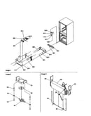 Evaporator/freezer controls assembly