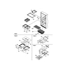 Kenmore 59679164000 shelving assembly diagram