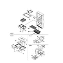 Kenmore 59669162991 shelving assembly diagram