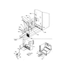 Kenmore 59679162991 cabinet back and water valve diagram