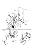 Cabinet back and water valve