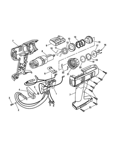 Housing/motor assembly