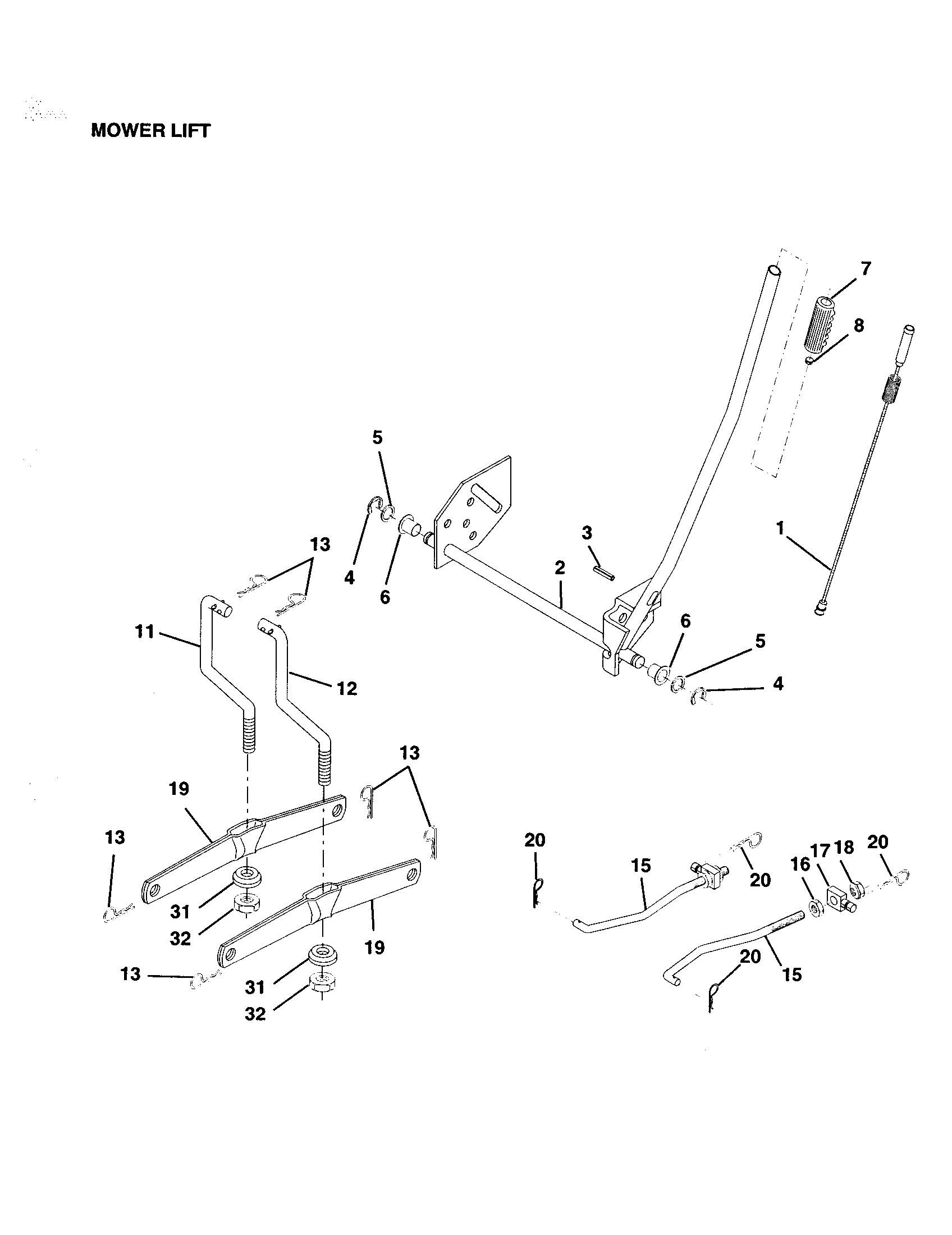 Mower lift