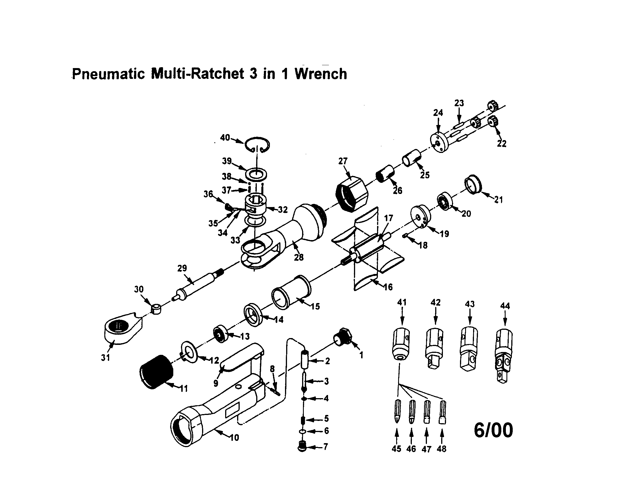 HANDLE/RATCHET HOUSING