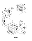 Front-rear housing/crt